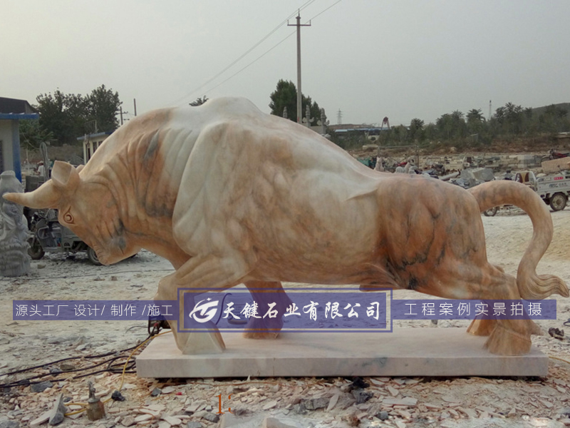 石雕耕牛股市牛石牛垦荒牛